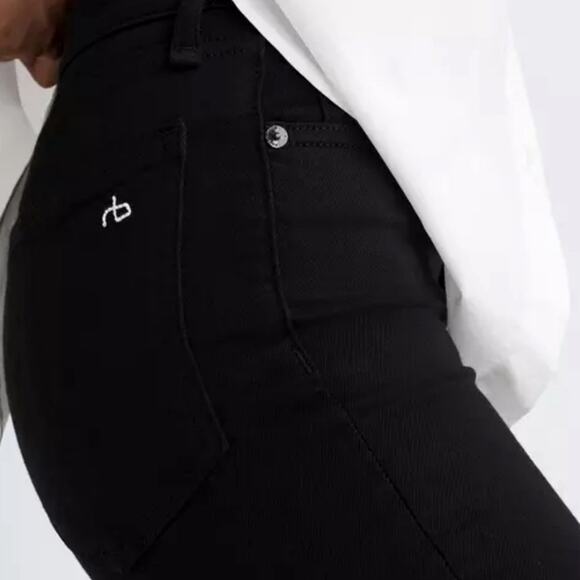 Rag & Bone Black High-Rise Skinny Jeans | Size 27 - Picture 6 of 6